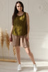 Image 1 of Loose linen blouse and sleeveless & relaxed fit Kathy from Baltic Linen